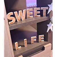 NivellPublicitari Letras Decorativas - Letras Madera en PVC - Letras Pared - Letras Nombres - Nombre Personalizado…